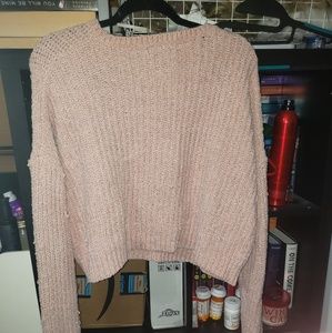 Knitted Crop Top Sweater